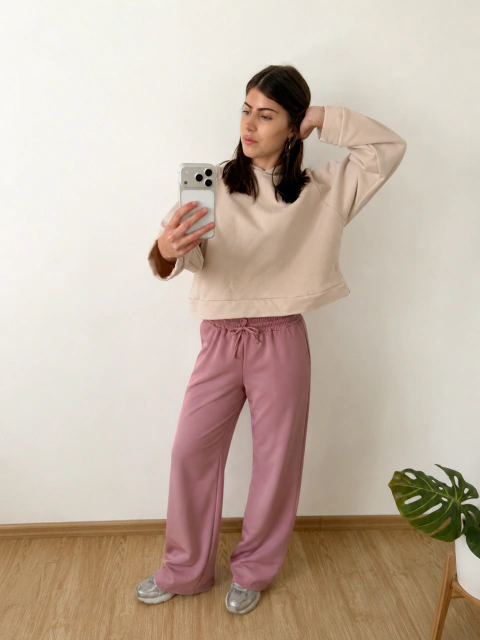 Imagen de Jogger sastrero wide leg Godard