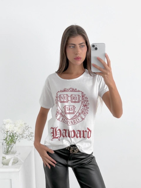 Remera algodon Harvard kapvard - comprar online