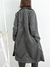 Tapado abierto de paño oversize con bolsillos laterales Watford - comprar online