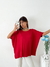 Remeron modal soft oversize con recorte y pinzas Kira - tienda online