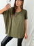 Remeron modal soft oversize con recorte y pinzas Kira - comprar online