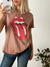 Remera gastada amplia Lengstones en internet