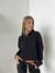 Buzo lanilla morley crop ancho con capucha Lippman - BENKA