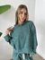 Buzo lanilla morley crop ancho con capucha Lippman - BENKA