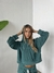 Buzo lanilla morley crop ancho con capucha Lippman - tienda online