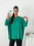Sweater oversize lanilla brush escote redondo London - tienda online