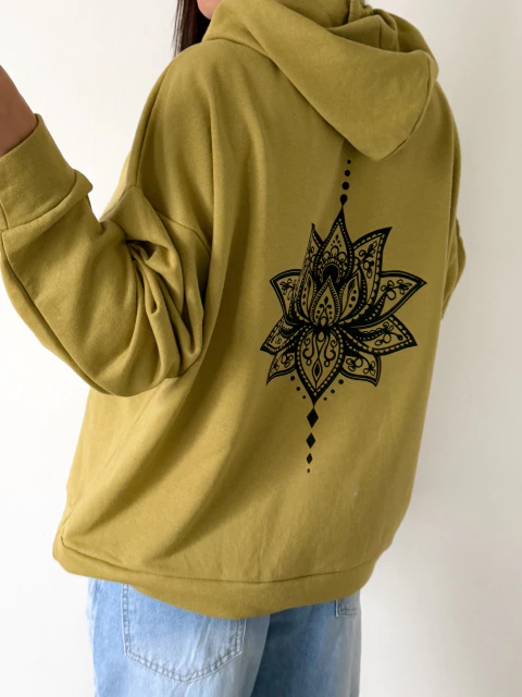 Buzo rustico con capucha Mandala - tienda online