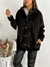 Chaqueta paño oversize abotonada Marielle