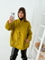 Chaqueta paño oversize abotonada Marielle