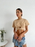 Crop top jersey con frunce en delantero y tiras para atar Nairobi - BENKA