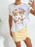 Remera amplia manga rebatible New york ositos - comprar online