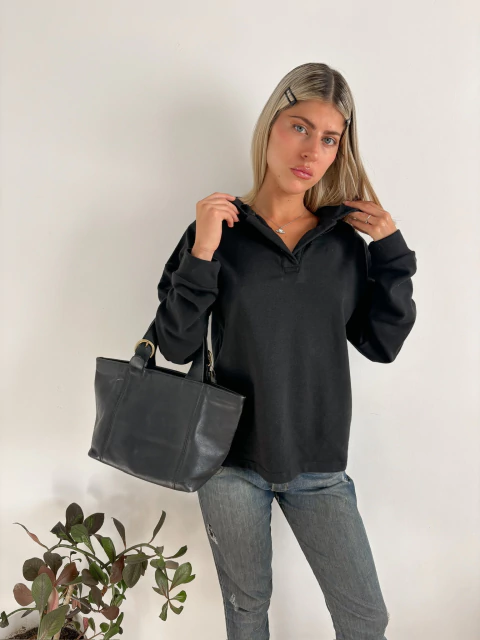 Buzo rustico con cuello tipo polo Paget - comprar online