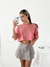 Remera oversize de algodón con terminación al corte Peroni - comprar online