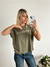Remera amplia manga rebatible Perspective - tienda online