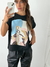 Remera amplia manga rebatible Mujeres acuarella - comprar online
