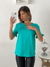 Remera algodon manga volados Pia PIAVOL - tienda online