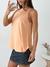Musculosa algodón con terminación redondeada Pierre