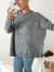 Sweater amplio con trenzas y lineas en pecho Portugal