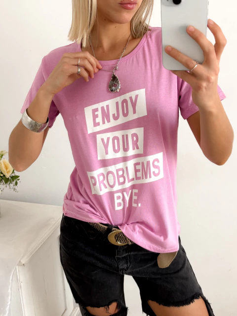 Remera algodón Problems Bye kapbye