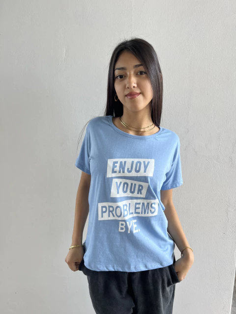 Remera algodón Problems Bye kapbye - tienda online