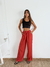 Pantalon ancho lino spandex cintura elastizada Quentin - BENKA
