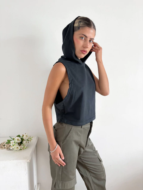 Buzo chaleco rustico con capucha Rakkestad - comprar online