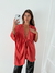 Imagen de Blusa Kimono oversize lino spandex para anudar Sahara