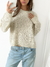 Sweater trenzado con rombos Sarajevo