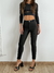 Pantalon bengalina elastizada con recortes y alforza Sienna - comprar online