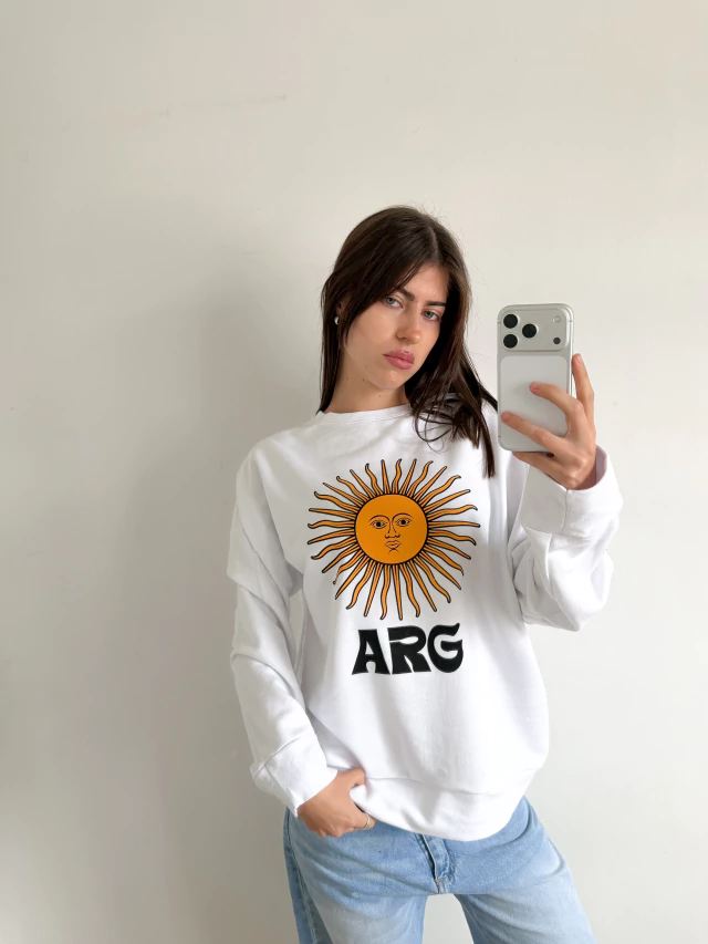 Buzo rustico estampado SolArg — imagen 5