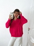 Sweater oversize escote en V y trenzas Silvie - comprar online