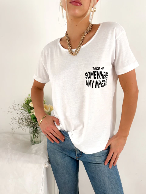 Remera algodón Take Me takup - comprar online