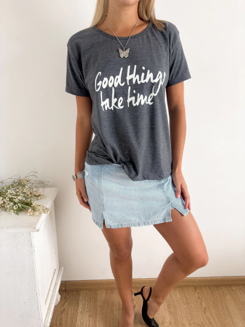 Remera algodon Take time timkap - comprar online