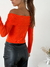Imagen de Remera morley brush escote bote con cuello rebatido y cierre Gelatto