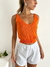 Top tejido escote en V calado fantasia Tunez - tienda online