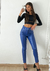 Pantalon chupin bengalina engomada con bolsillos traseros Winston - comprar online