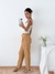Pantalón sastrero con pinzas y cintura cruzada Worcester en internet