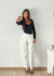 Pantalón sastrero con pinzas y cintura cruzada Worcester - BENKA