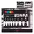 MARCADOR POSCA PUNTAS MIXTAS ESTUCHE X8 NEGRO