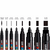 MARCADOR POSCA PUNTAS MIXTAS ESTUCHE X8 NEGRO - comprar online