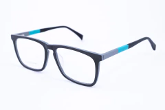 Anteojo de Receta para Hombre 010 Negro opaco/Gris - comprar online