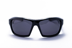 Lentes de Sol Deportivos Polarizados - Modelo 5002 Negro Brillo - Cross