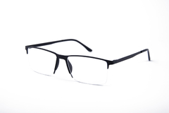 Anteojo de Hombre Metalico Medio marco Negro 8508 - comprar online