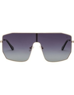 Anteojos de Sol Valeria Mazza Modelo 7400 Polarizado Marco Plateado - Anteojo Tipo Placa