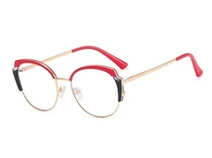 Anteojo de Dama para Receta Color rojo Modelo 82083 BIB - comprar online