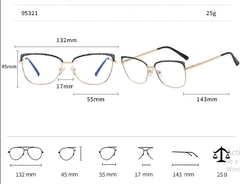 Anteojo de Mujer para Receta - Modelo 95321 - Optica Sigma