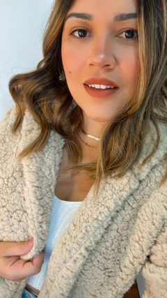 Casaco Teddy Cáqui na internet