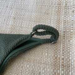 Biquíni Cortininha Textura Militar - comprar online