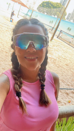 Imagem do Óculos Esportivo Branco Espelhado