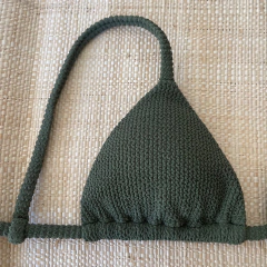 Biquíni Cortininha Textura Militar na internet